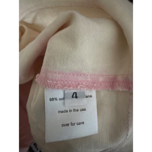 Women's Rachel Comey Yana Boxy Cotton Canvas Crop Top in Pink Ombre size 4 Boho - Picture 4 of 4